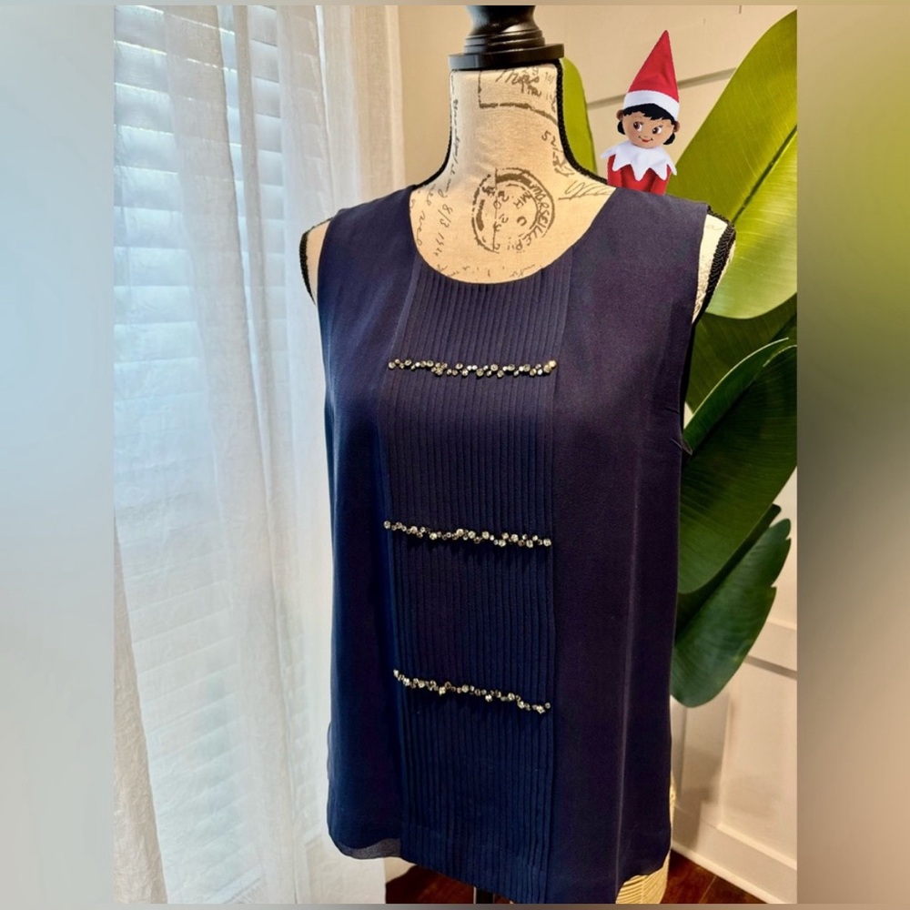 J Crew NWT ❤️ classy beaded blouse